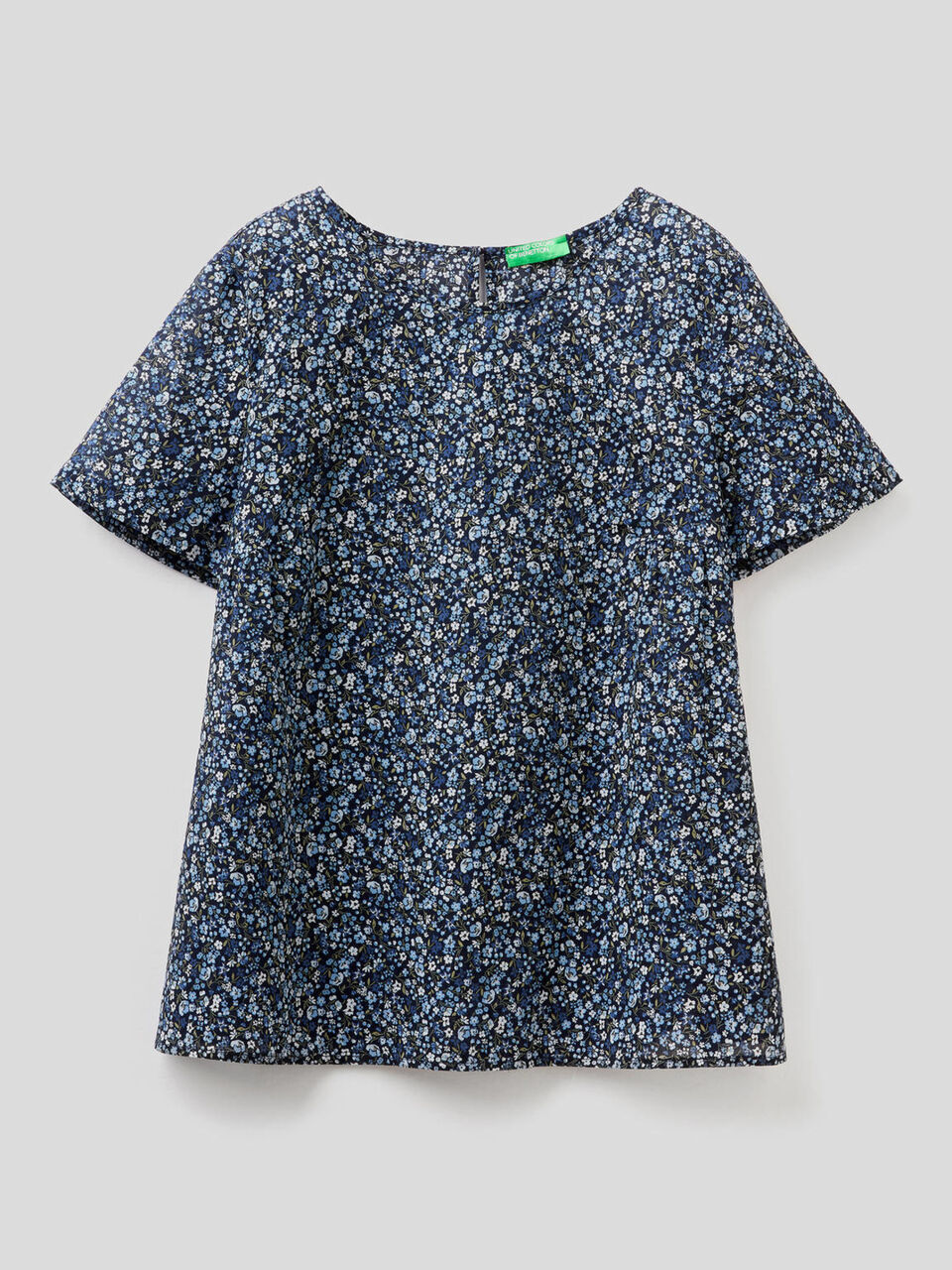 Blusa fantasia in puro cotone image number 1