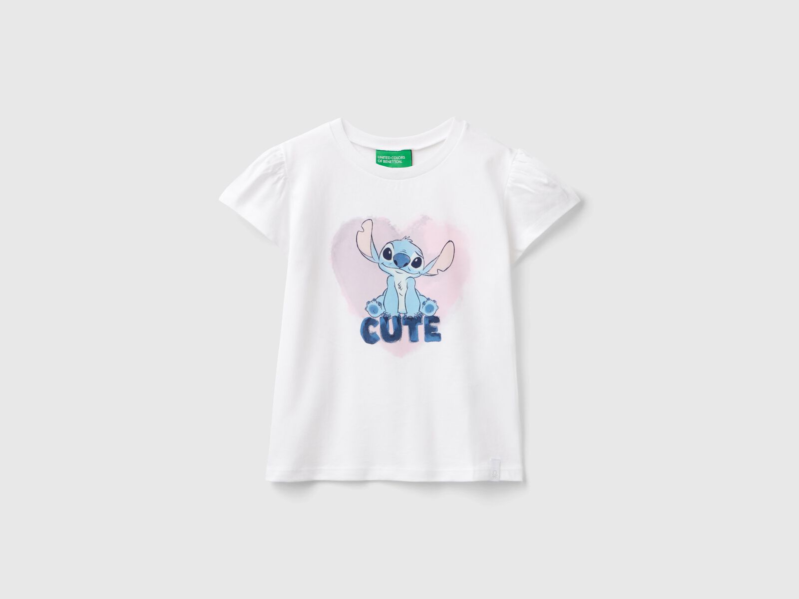 T-shirt ©Disney Lilo & Stitch regular fit Bianco Bambina