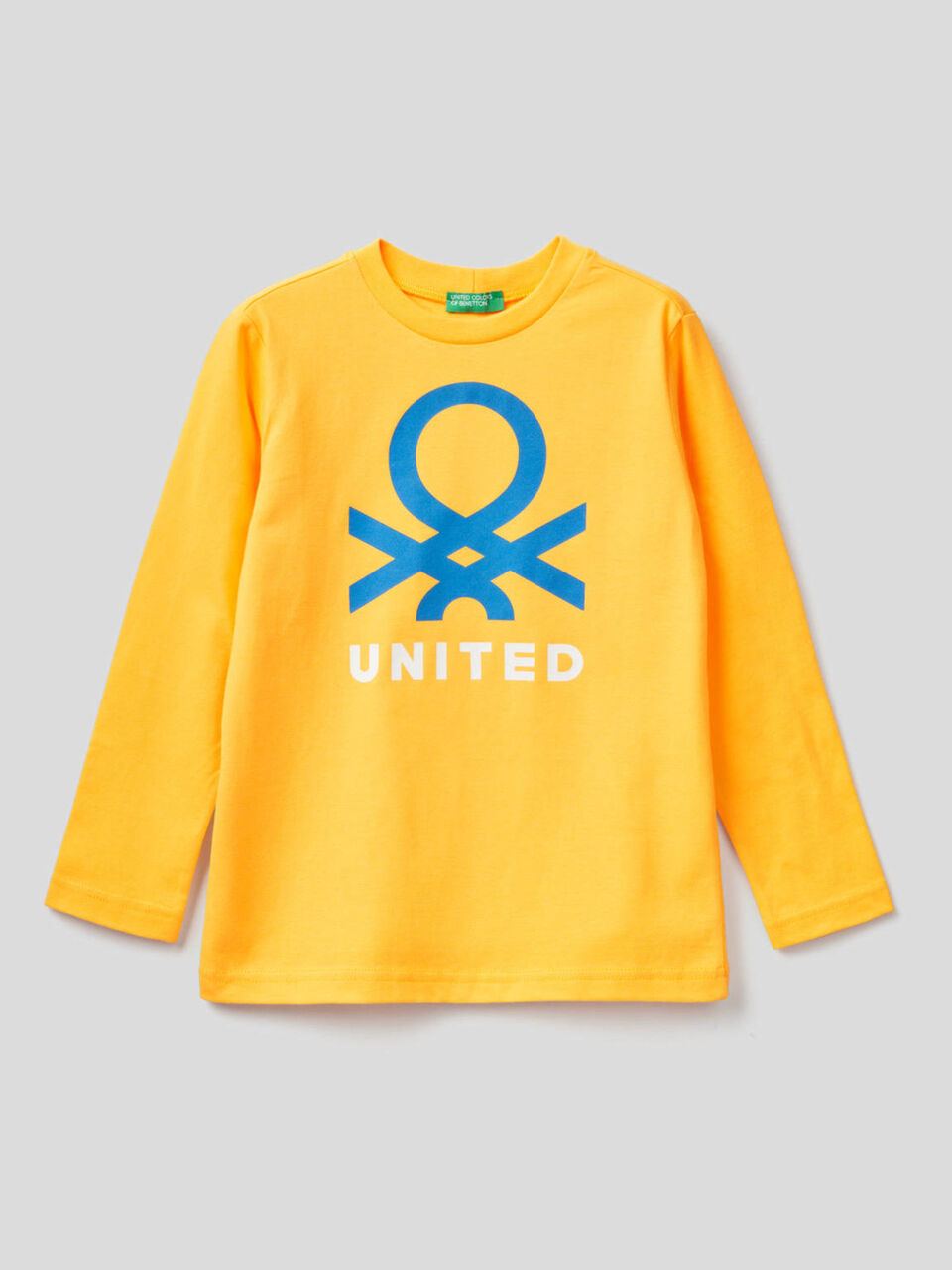 T-shirt manica lunga in cotone bio image number 1