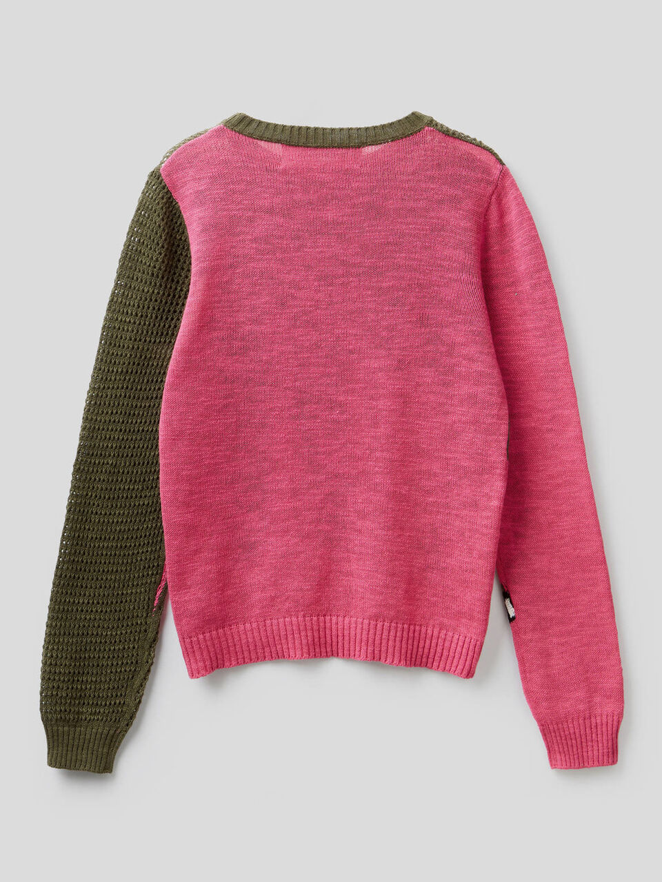 Maglia con intarsio traforato image number 2