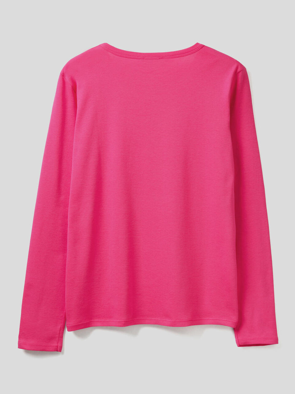 T-shirt a manica lunga in puro cotone image number 2