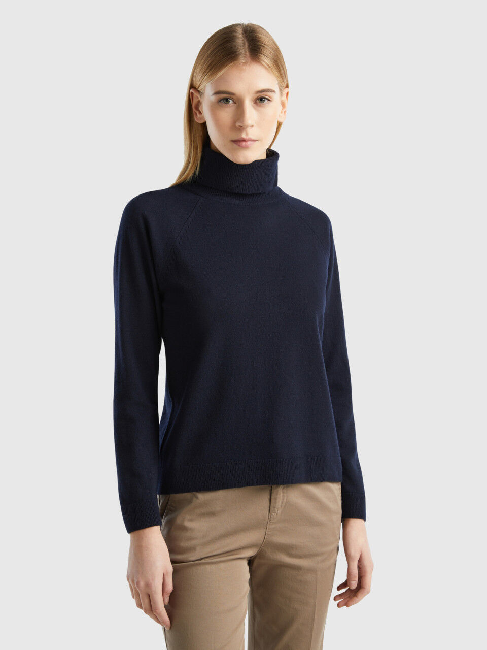 Benetton maglioni collo alto top