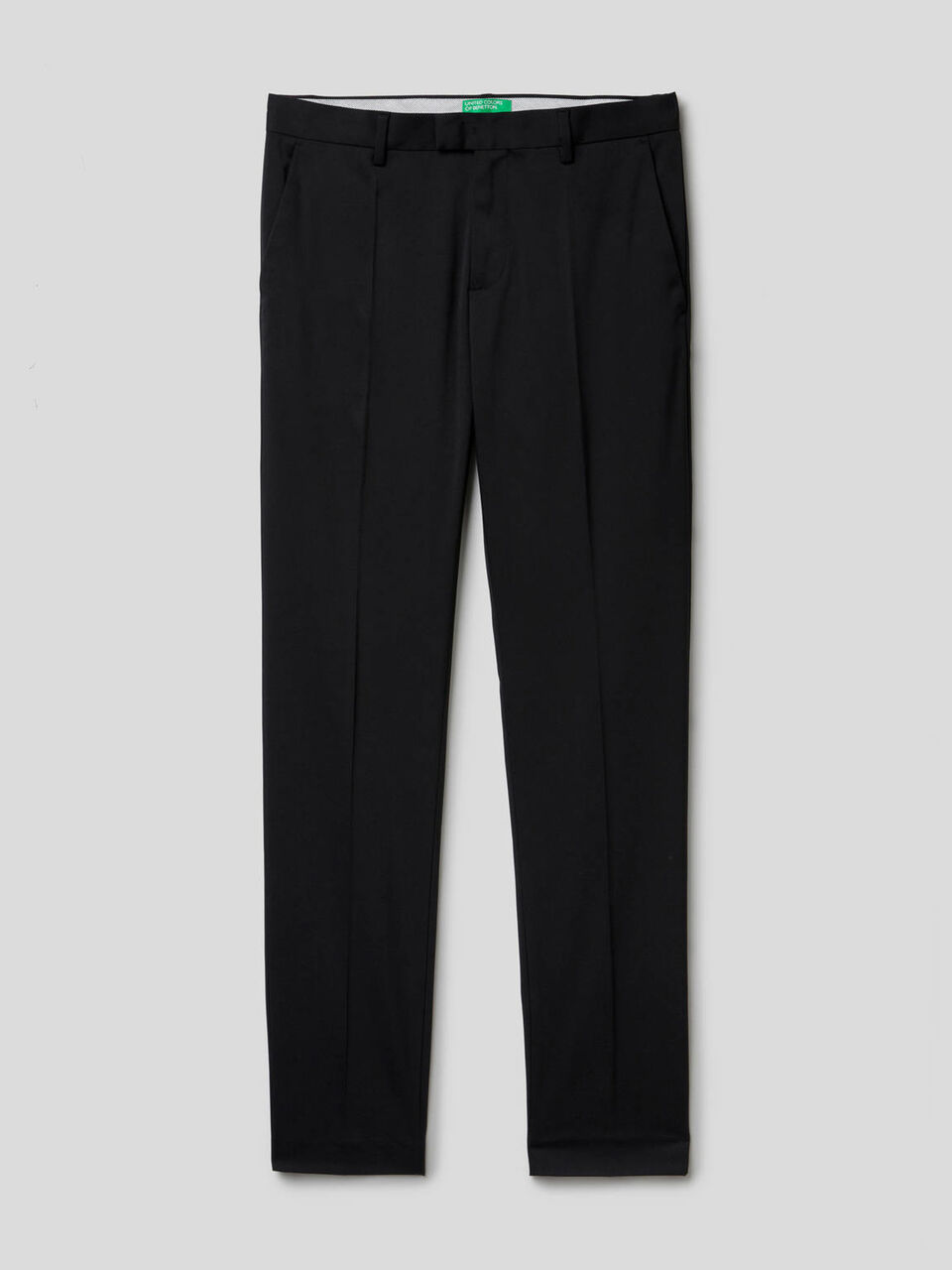 Pantaloni slim fit con piega image number 1