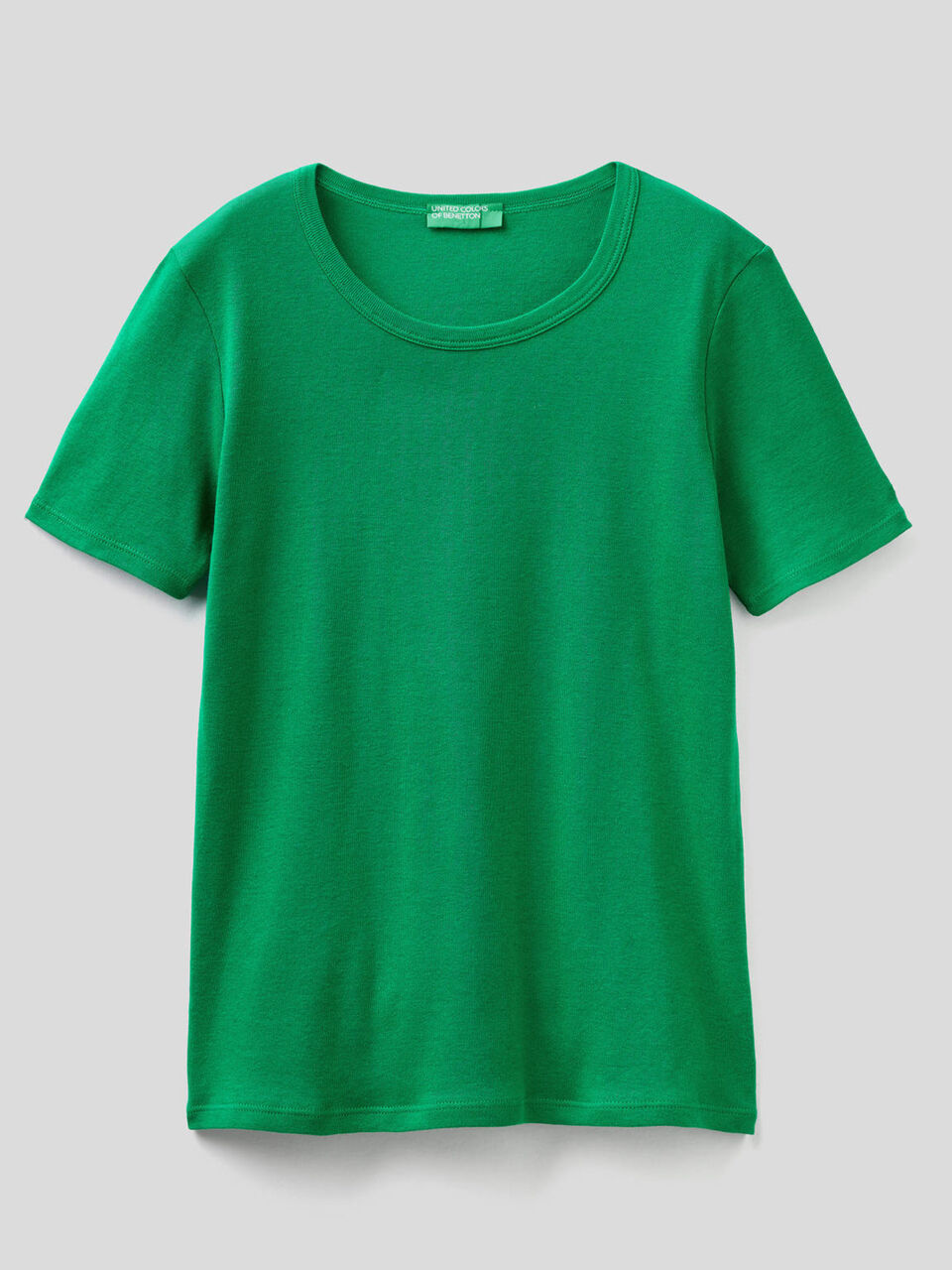 T-shirt in cotone a fibra lunga image number 1
