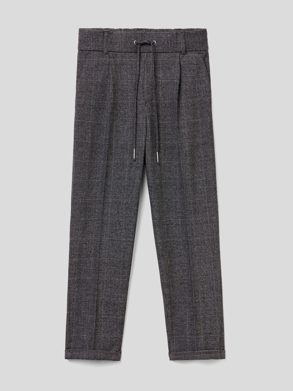 Pantaloni fantasia con elastico in vita image number 1