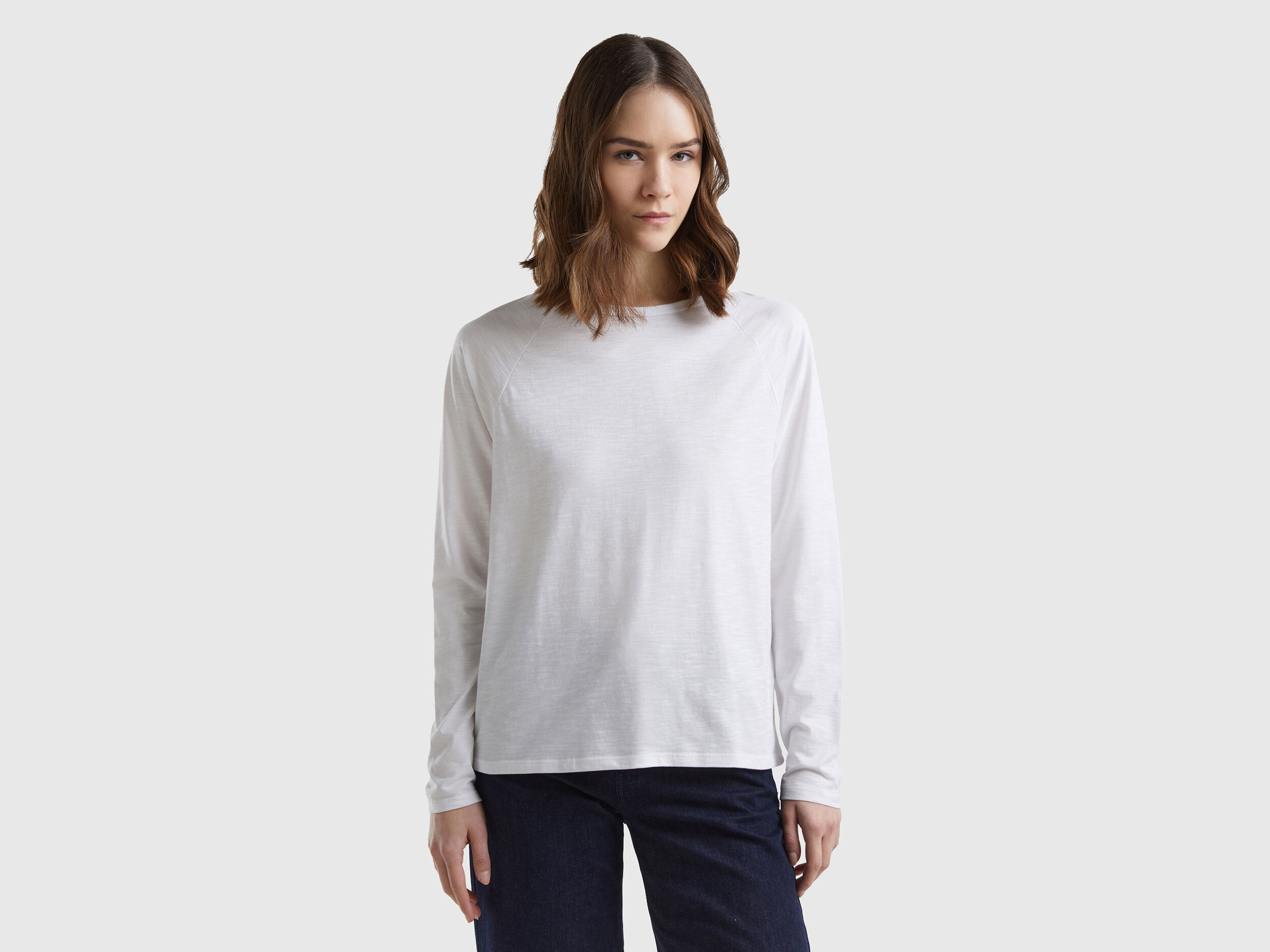 T shirt manica lunga sale benetton