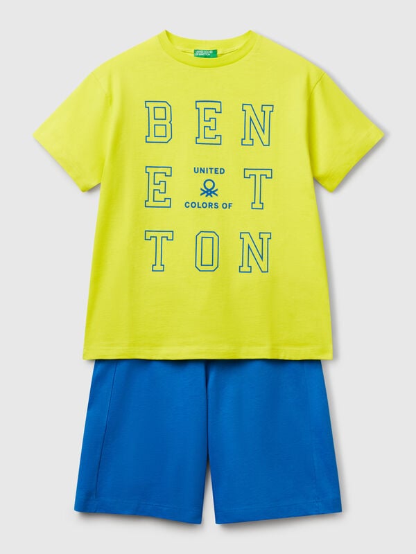 Completo t-shirt e bermuda Bambino