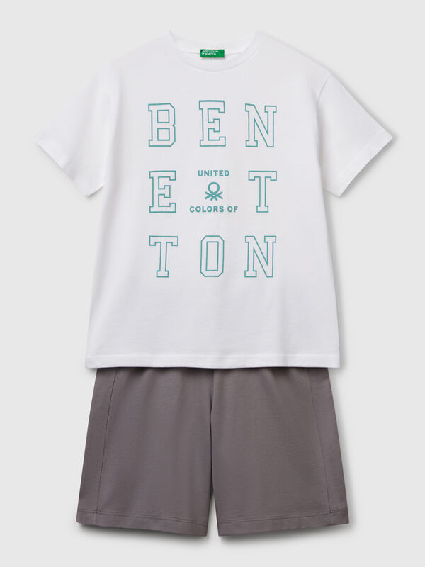 Completo t-shirt e bermuda Bambino
