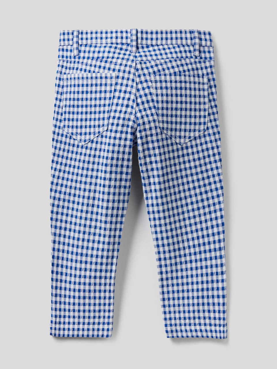 Pantaloni cropped a quadretti image number 2