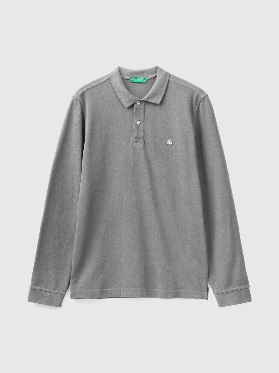 Benetton polo manica clearance lunga