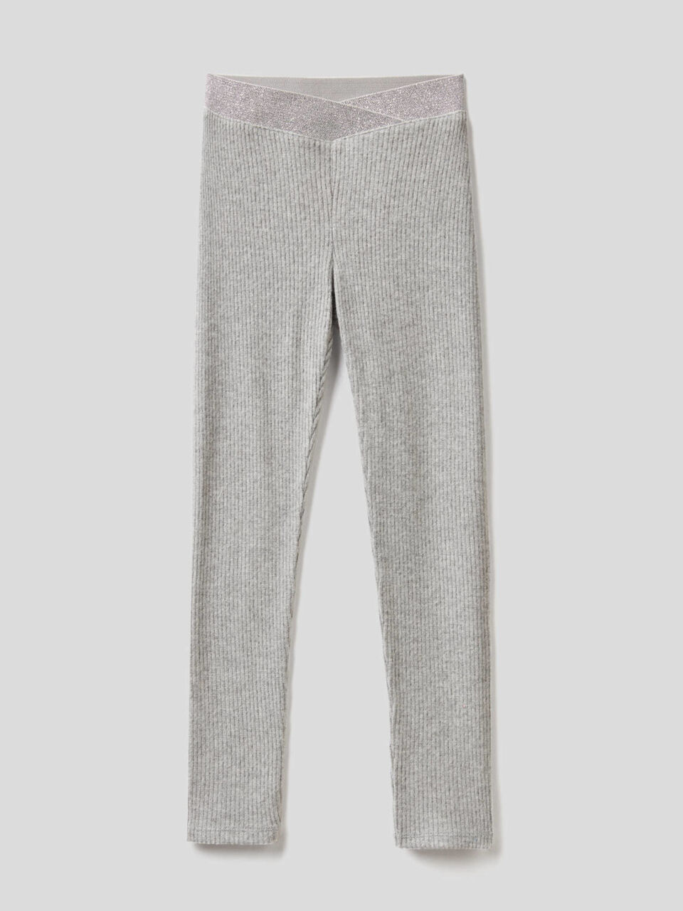 Leggings con vita in lurex image number 1