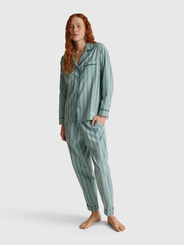Pantaloni a righe Donna