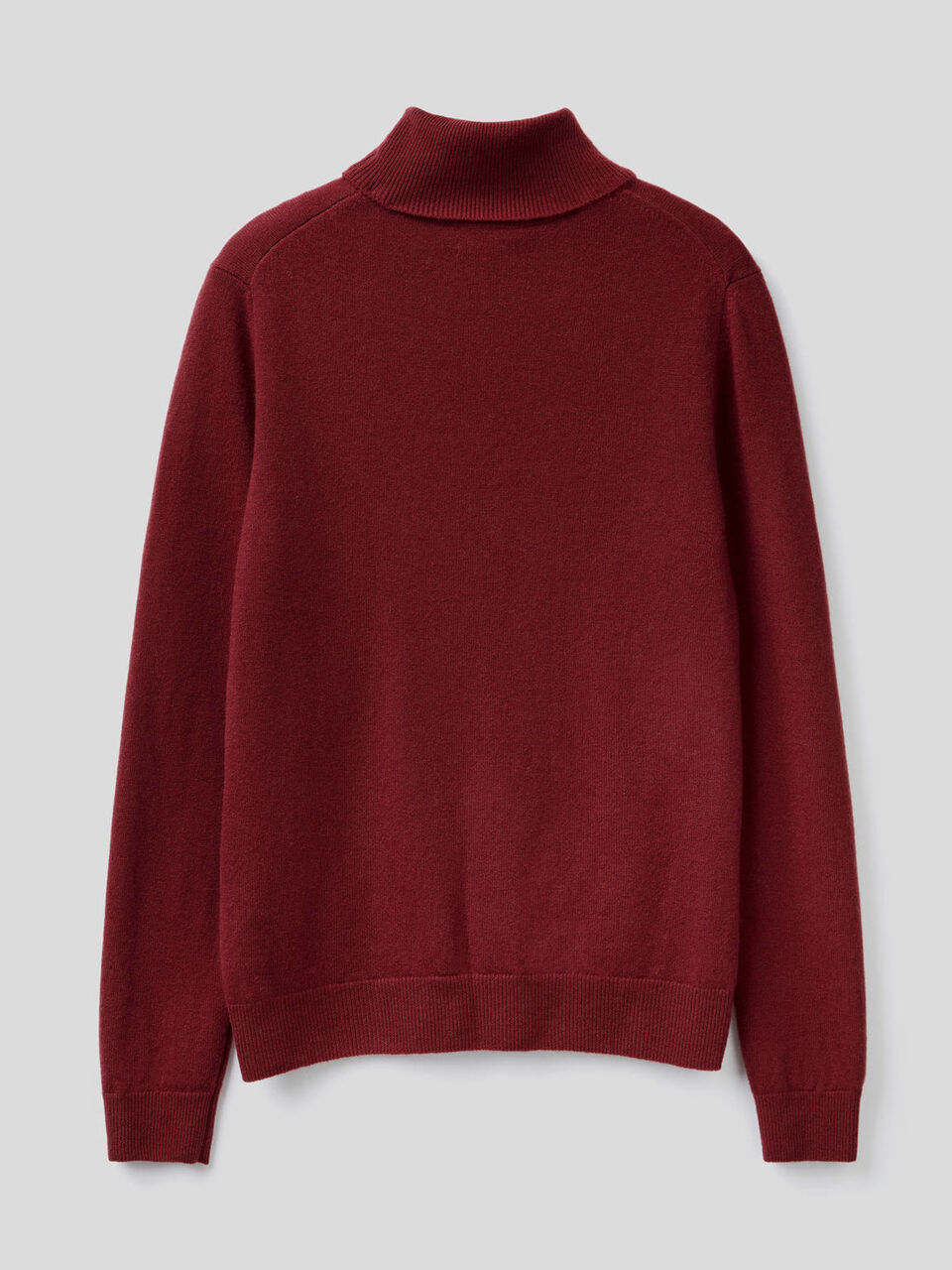 Maglione dolcevita in pura lana vergine image number 2