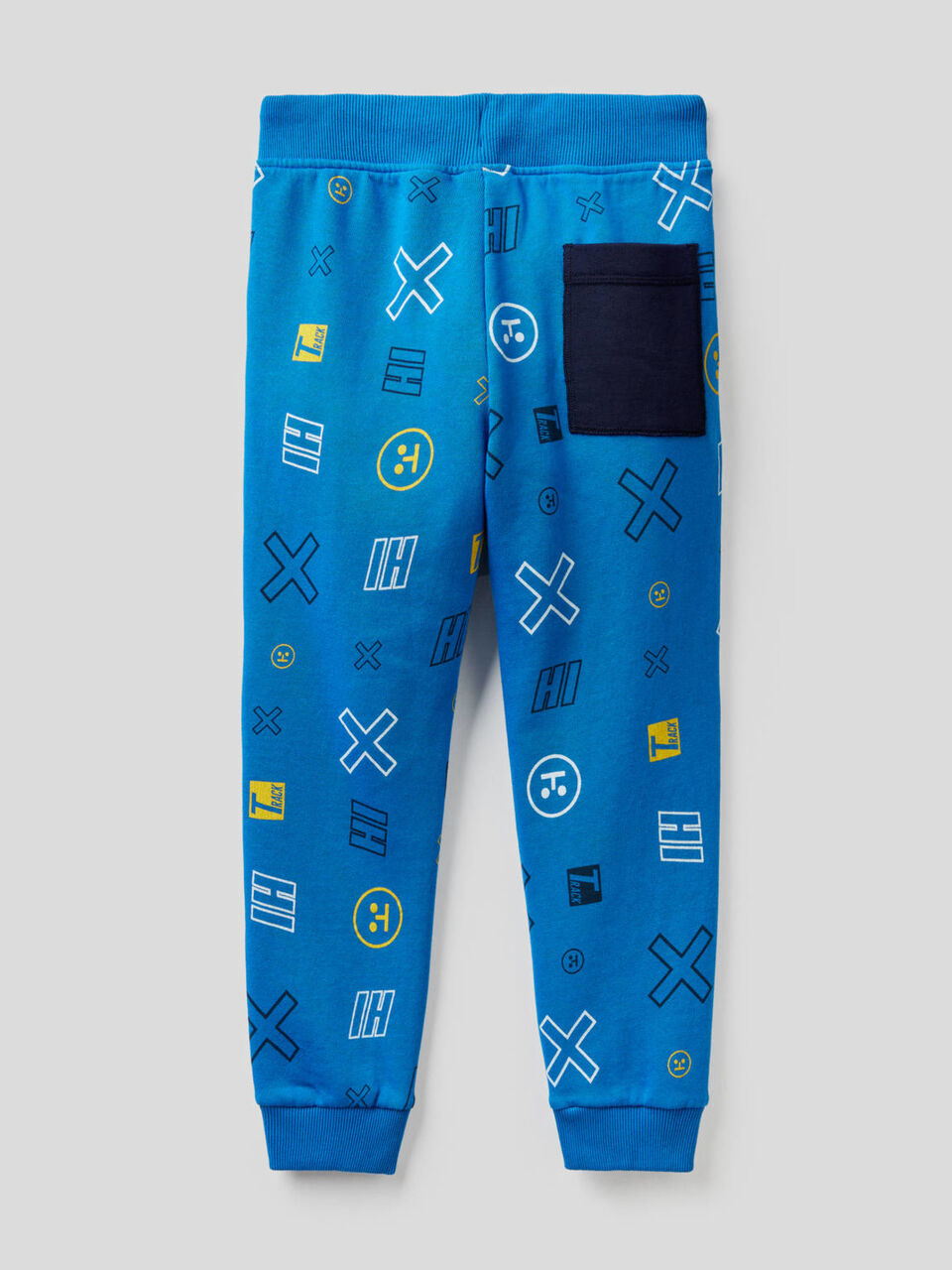 Pantaloni in felpa stampa fantasia image number 2