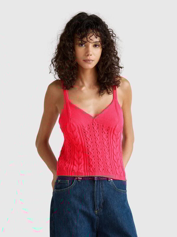 Top crochet Donna