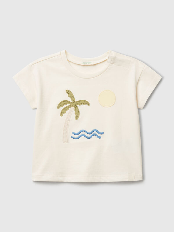 T-shirt con grafica estiva Baby