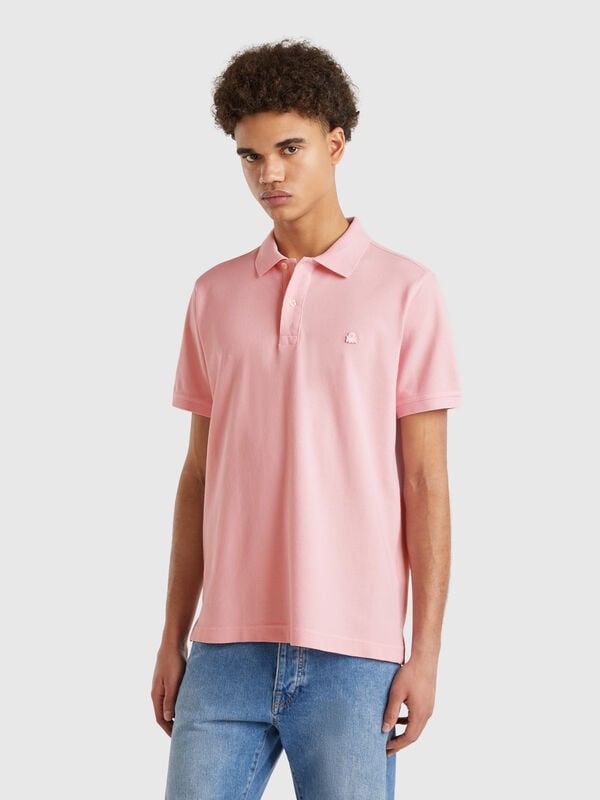 Polo regular fit rosa Uomo