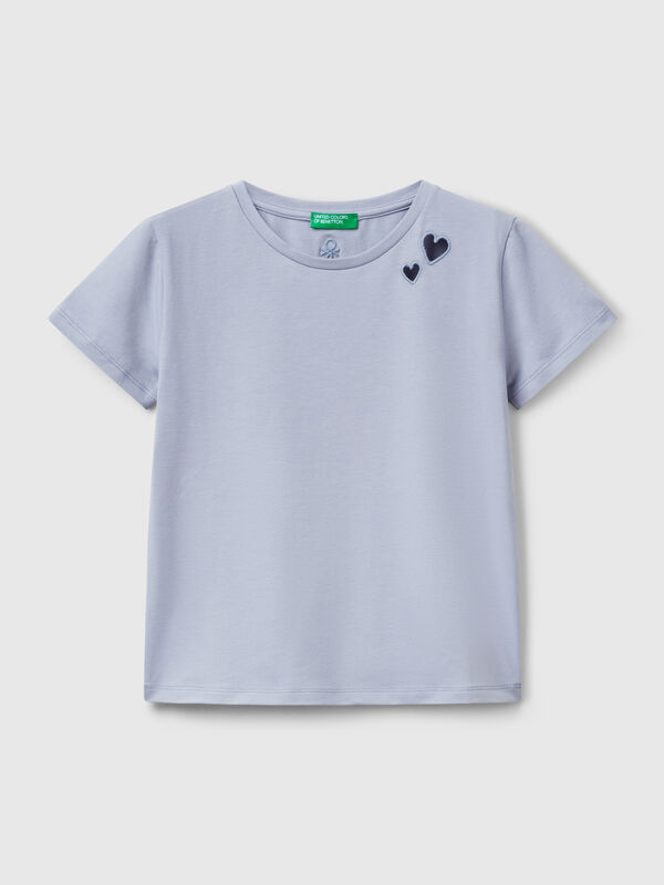 Maglietta con motivo cut out Bambina