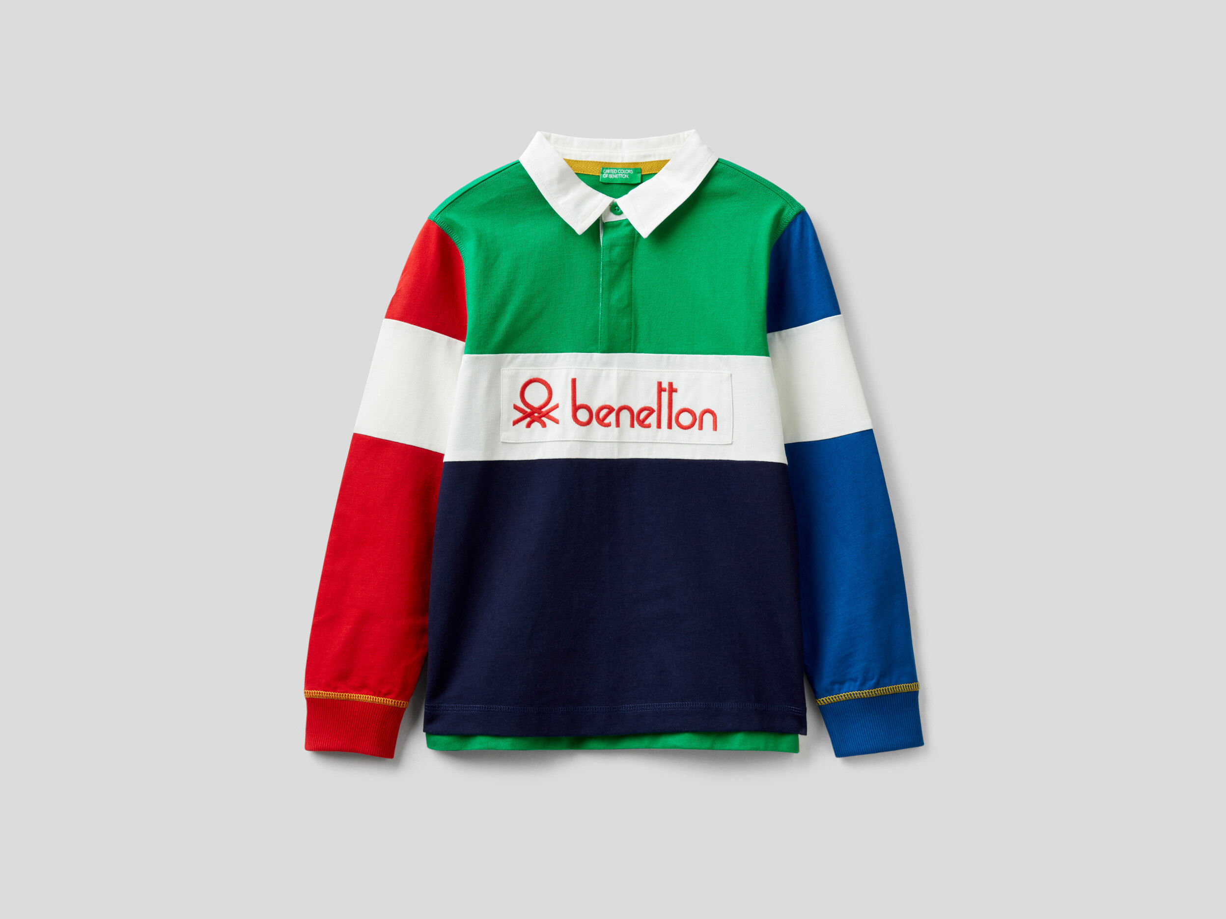 Polo Rugby In 100% Cotone United Colors of Benetton Abbigliamento Top e t-shirt T-shirt Polo 