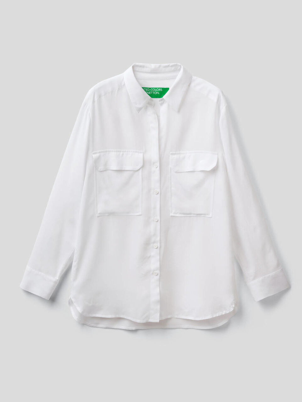 Camicia in viscosa fluida image number 1