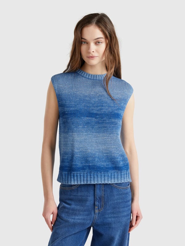 Gilet effetto sfumato Donna
