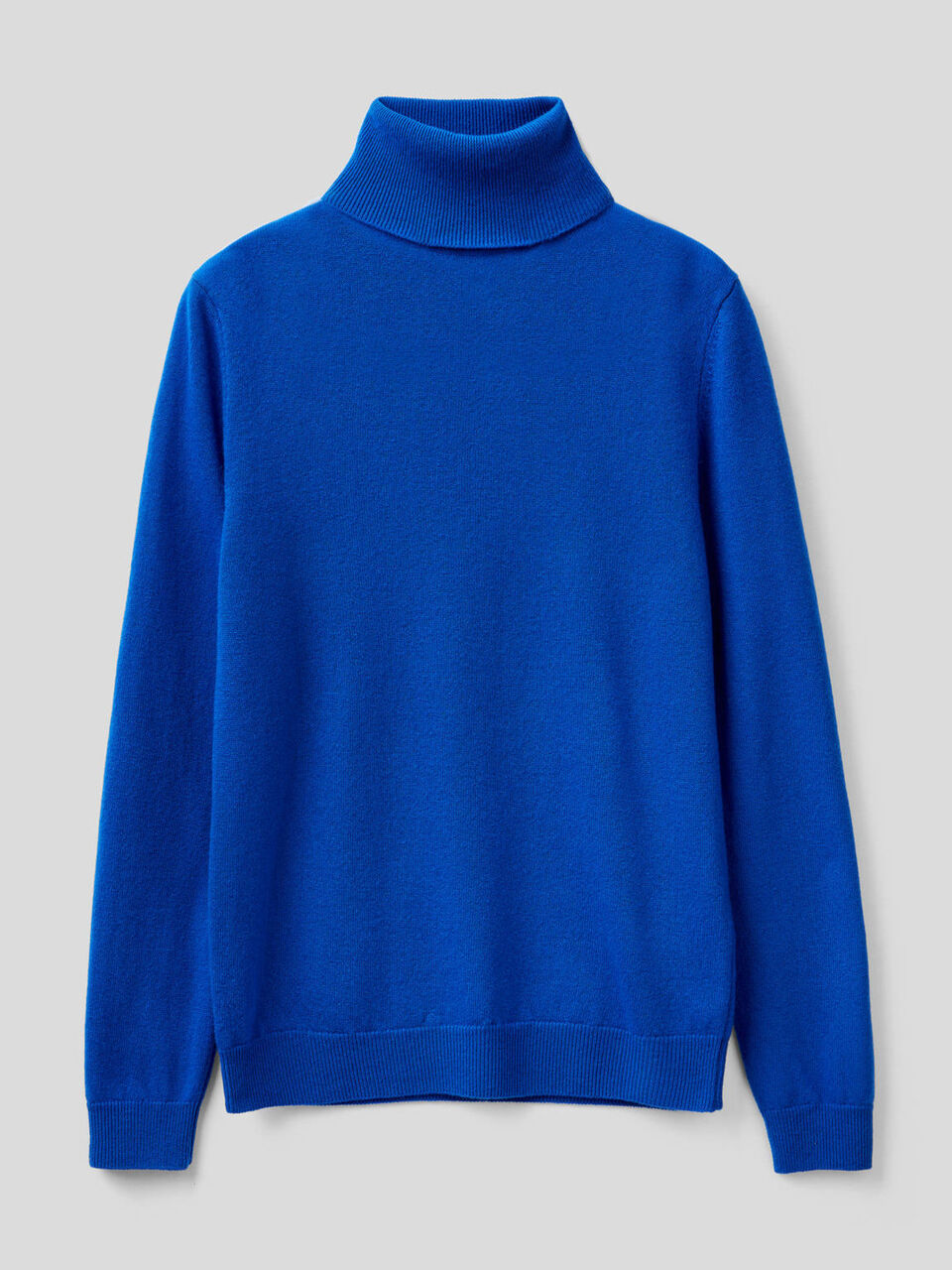 Maglione dolcevita in pura lana vergine image number 1