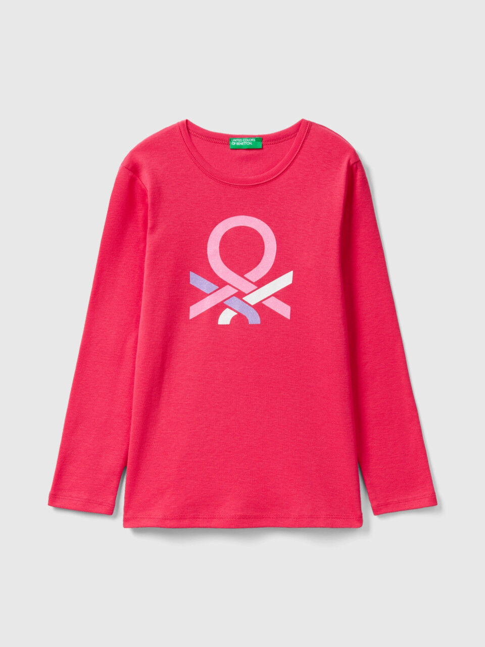 Benetton t shirt manica lunga bambina outlet
