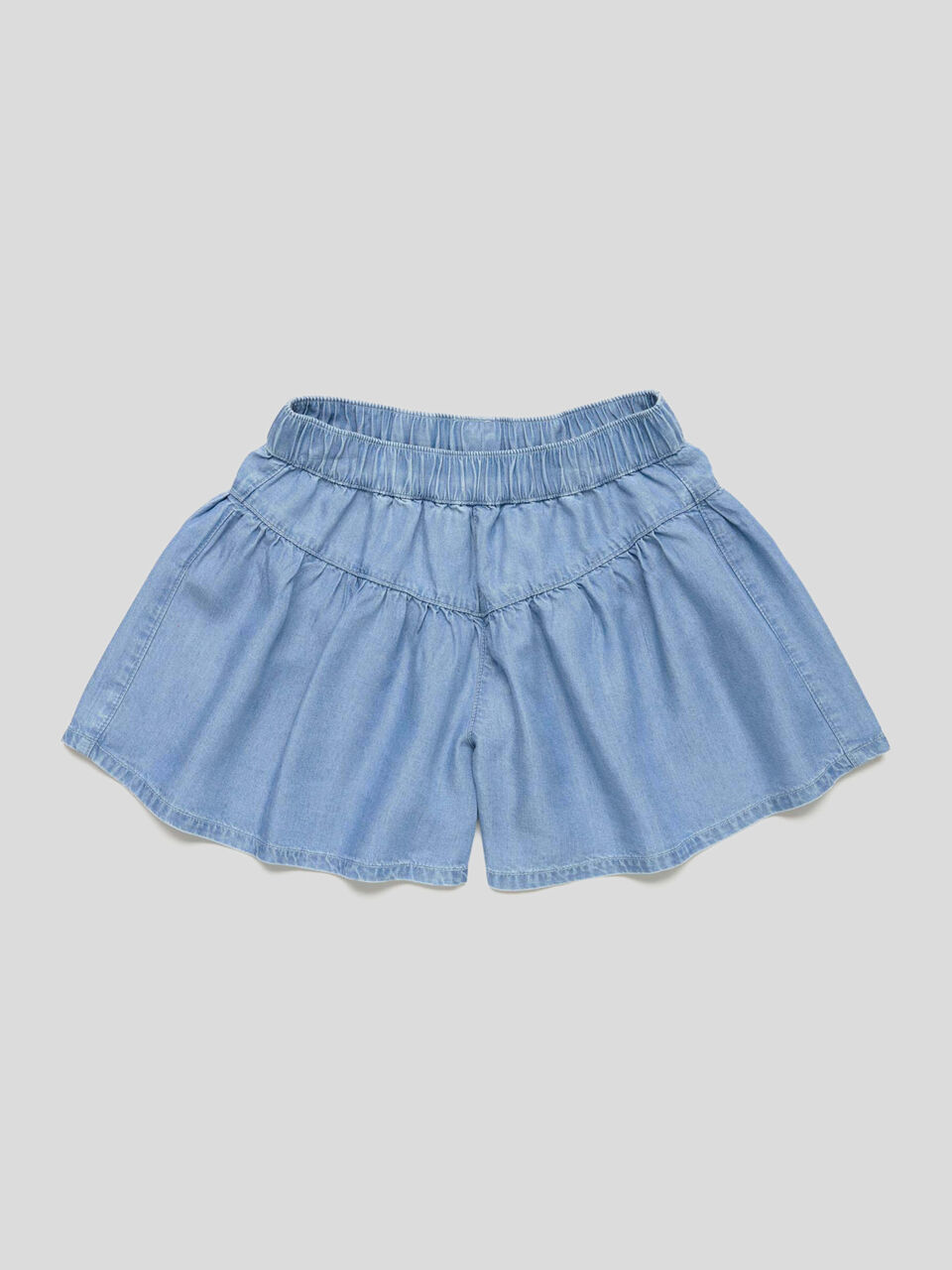 Gonna pantalone in chambray image number 1