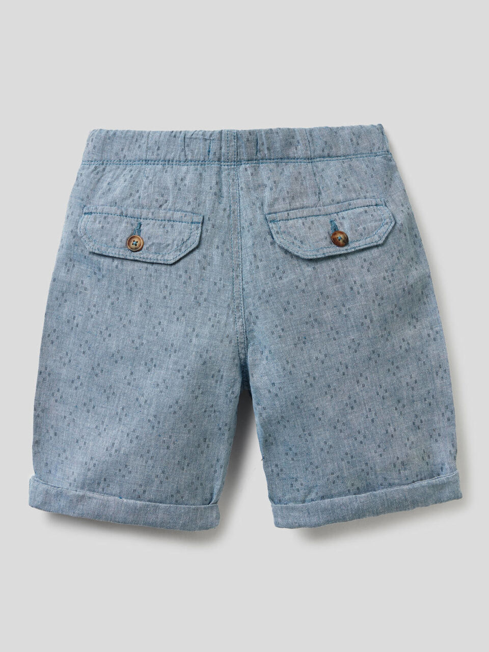 Bermuda in cotone misto lino image number 2
