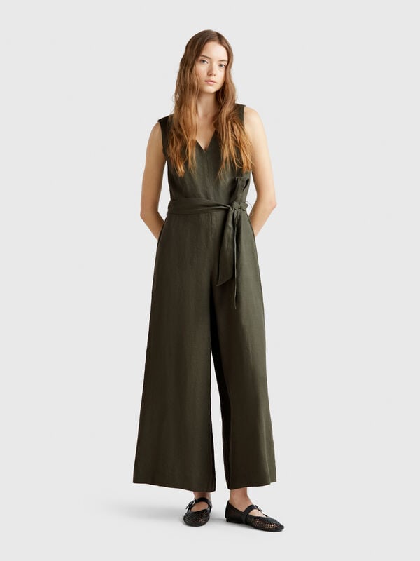 Tuta in puro lino Donna