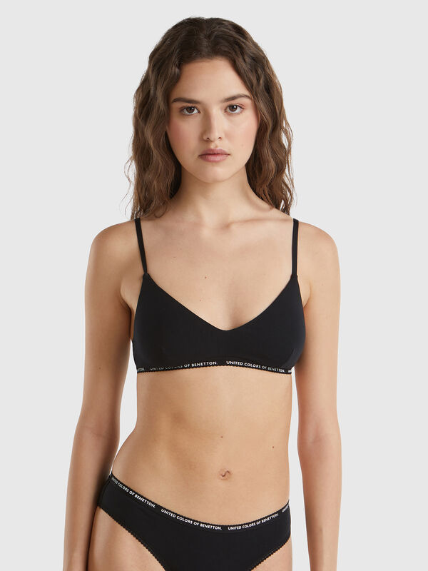 Brassiere in cotone stretch Donna