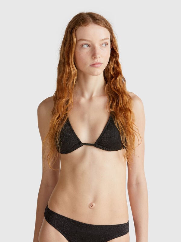Triangolo mare con lurex Donna