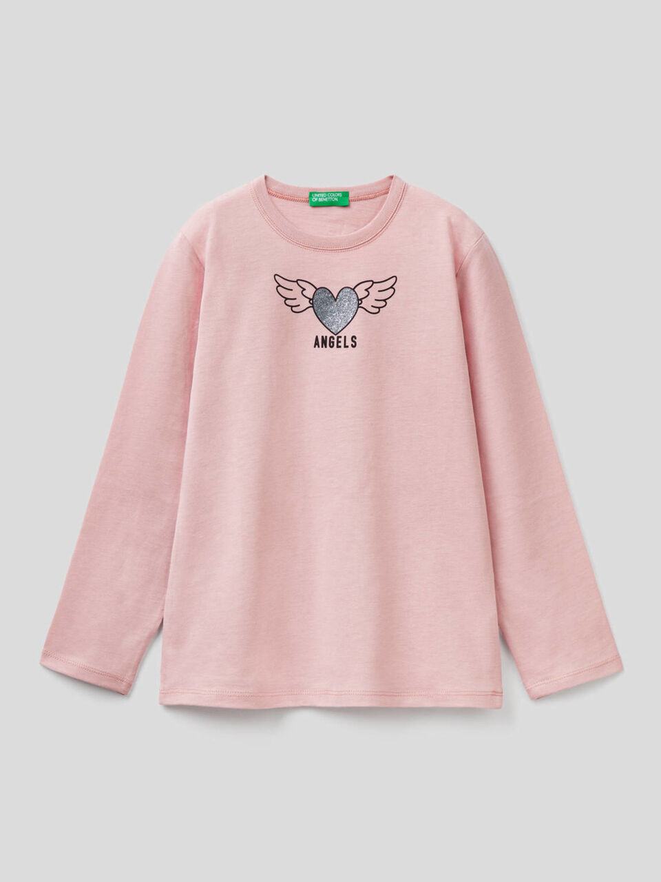 T-shirt manica lunga 100% cotone bio image number 1