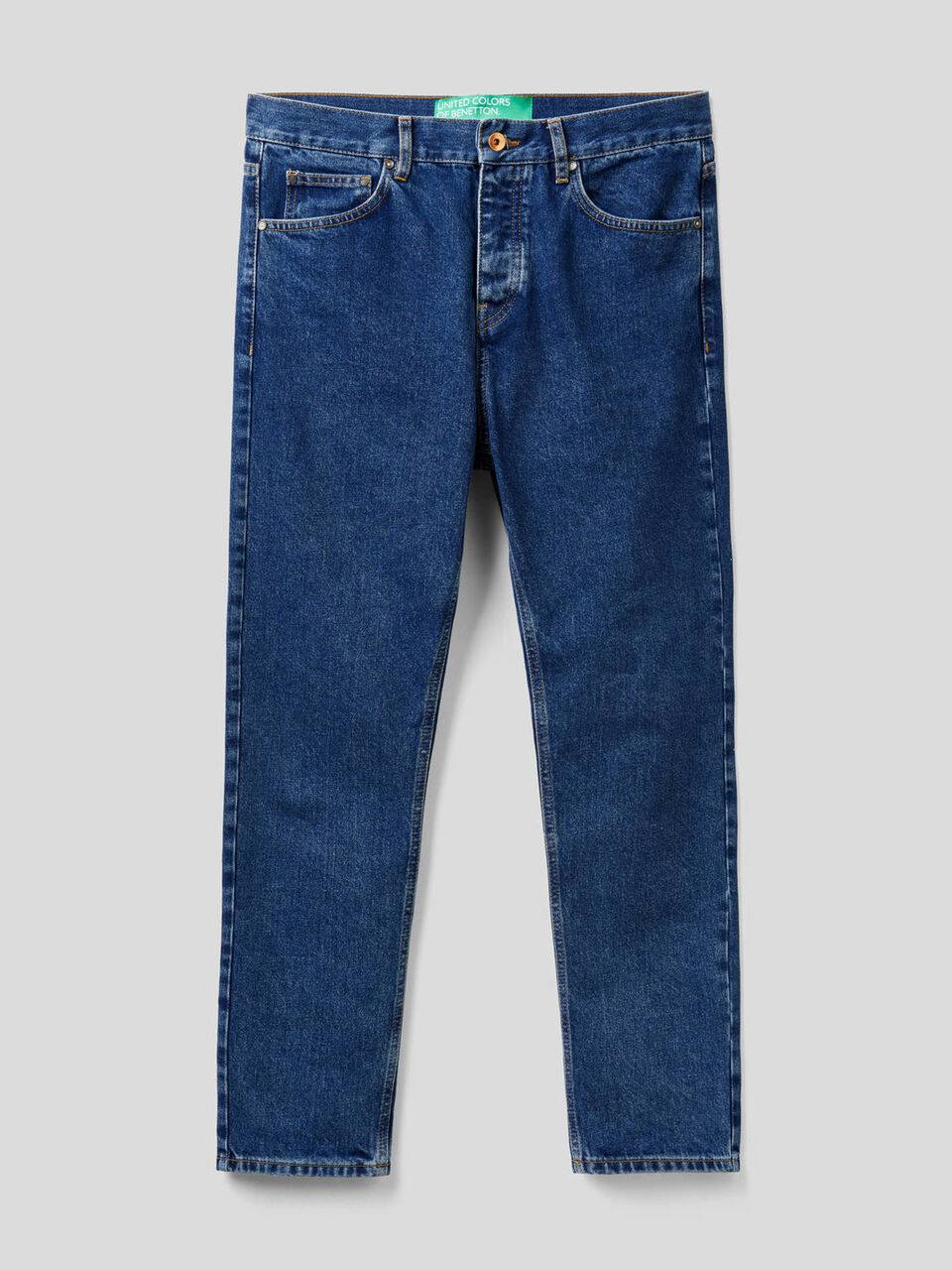 Jeans cropped 100% cotone image number 1