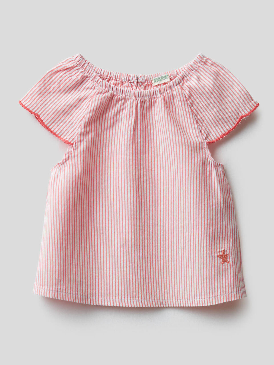T-shirt svasata in 100% cotone image number 1
