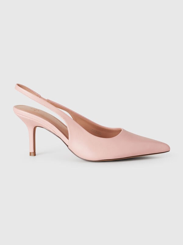 Decolleté rosa con tacco Donna