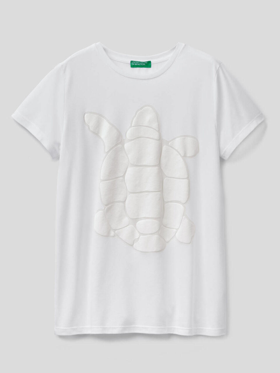 T-shirt con stampa tartaruga image number 1