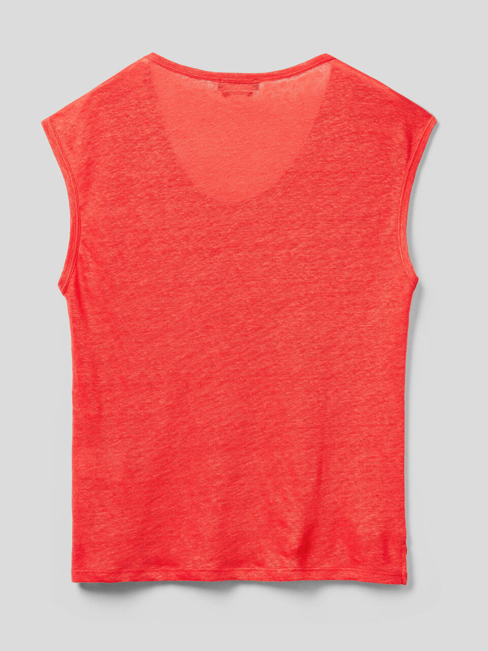 T-shirt in 100% lino a manica corta image number null