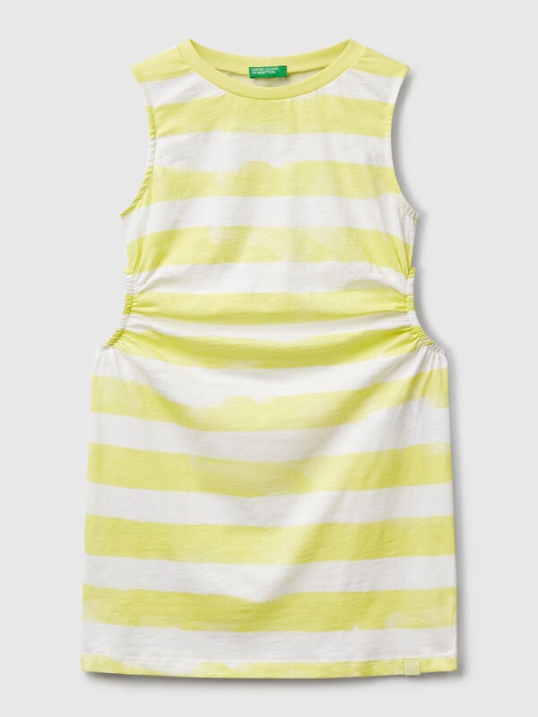 Vestito a righe con oblò Bambina