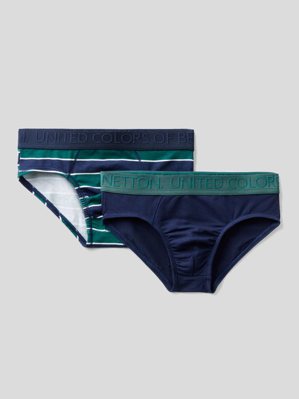 Due slip in cotone stretch image number 1