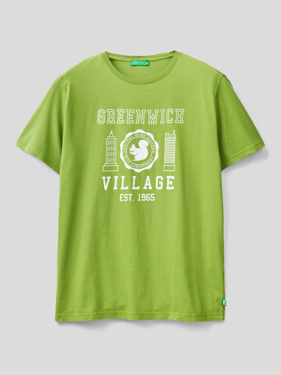 T-shirt con stampa in 100% cotone bio image number 1