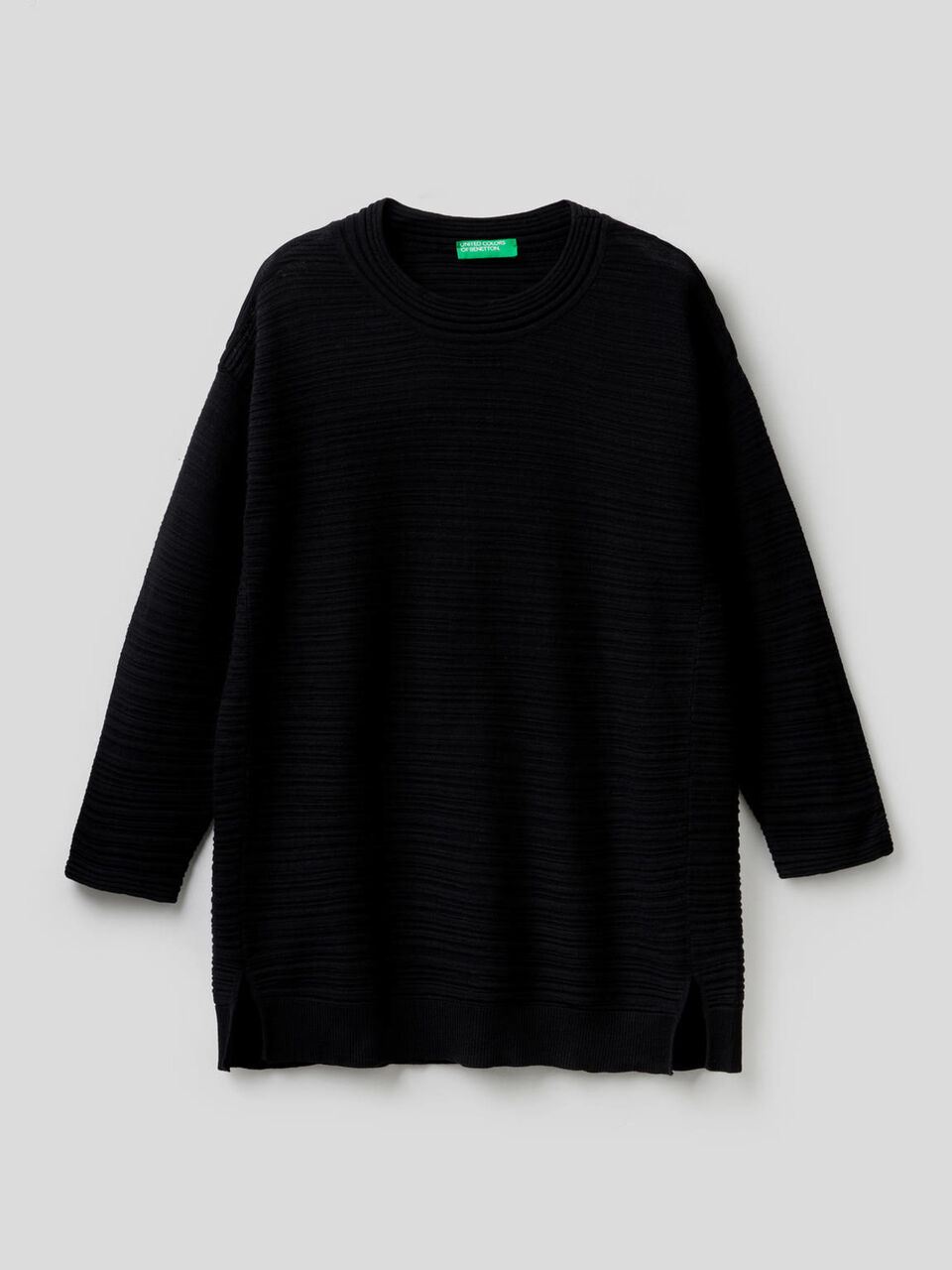 Maglia lavorata in 100% cotone image number 1