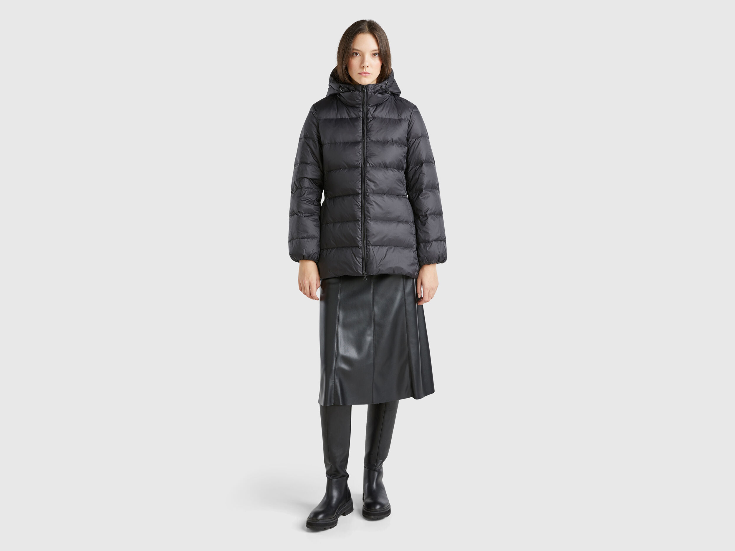 Piumino lungo benetton donna hot sale
