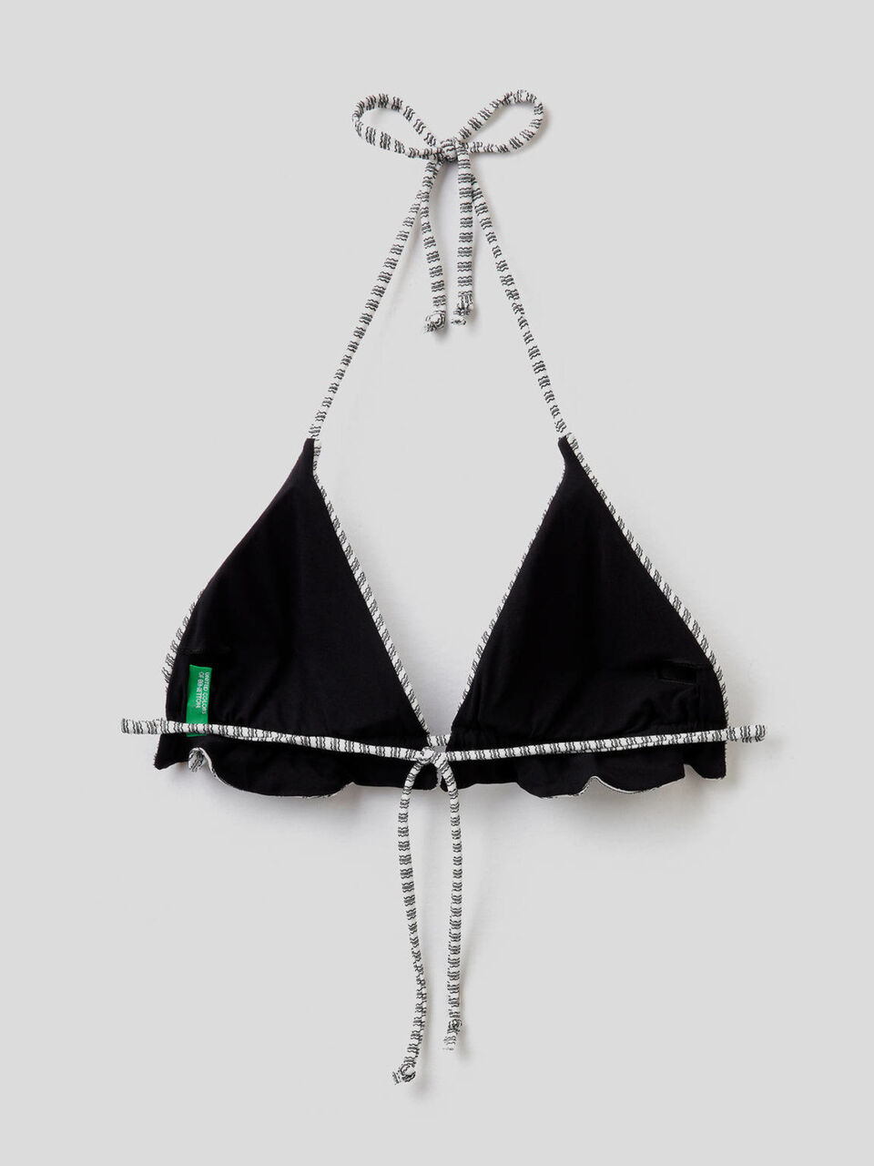 Triangolo costume a righe con lurex image number 2