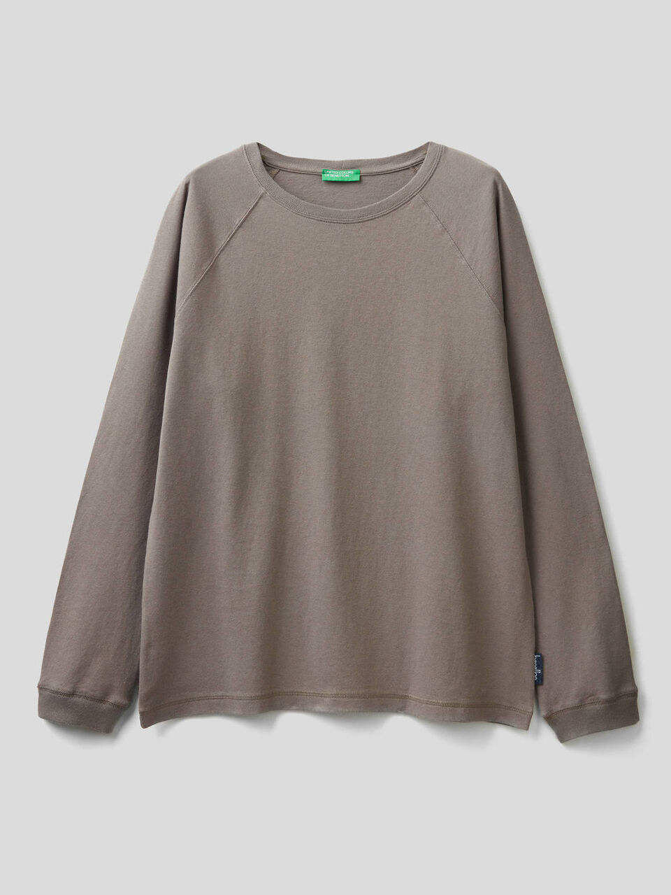 T-shirt a manica lunga taglio raglan image number 1