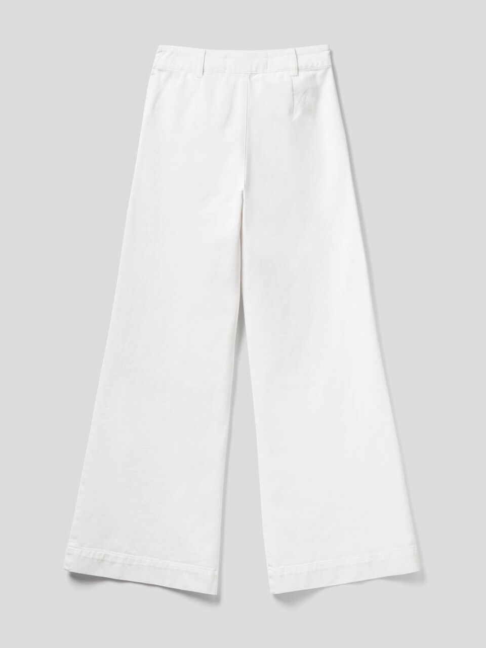 Pantaloni con gamba ampia in cotone image number 2