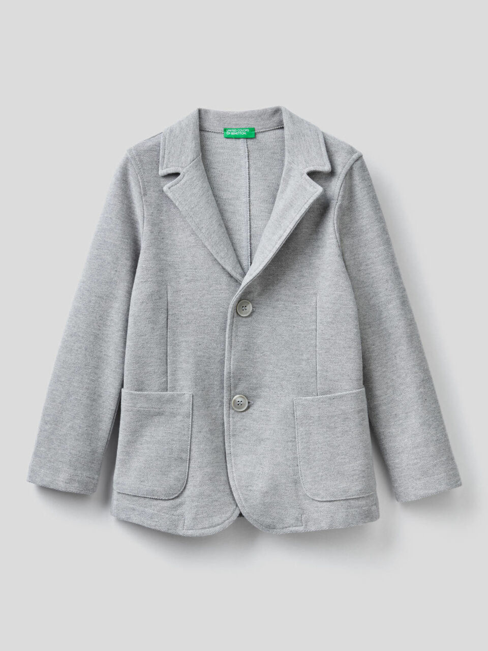 Blazer in felpa di 100% cotone image number 1