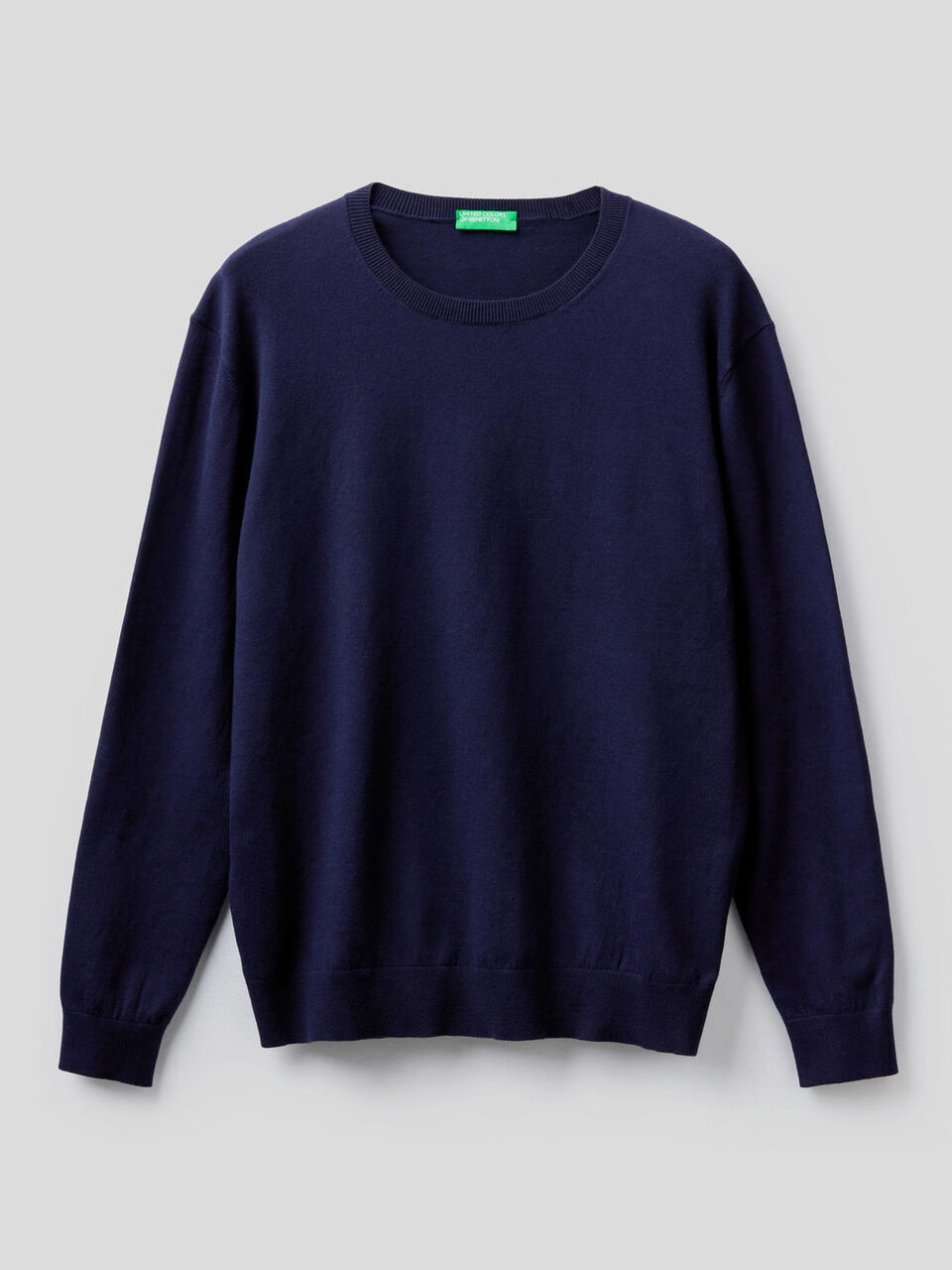 Maglia girocollo in misto cotone image number 1