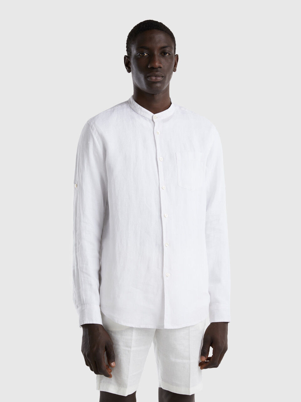 Camicia lino benetton on sale