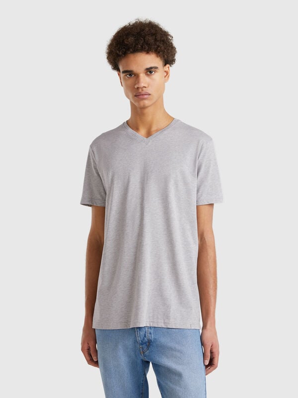 T-shirt in cotone a fibra lunga Uomo